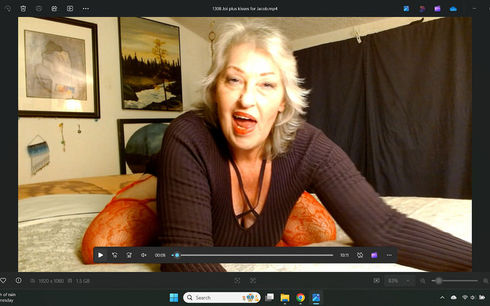 dawnskye1962: 1308 JOI Plus kyssar med nedräkning från vintage Vixen Dawnskye1962