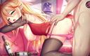 MsFreakAnim: Lesben in strümpfen strapon für ihre stiefschwester. | Hentai unzensiert | Sakura...