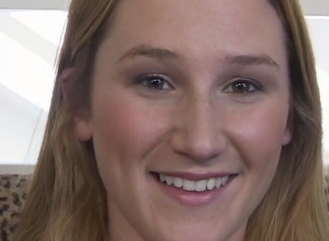Teens Get it Hard: Small tit teen sucking and fucking at casting
