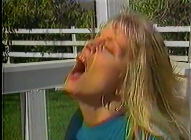 Old Good Porn: Horny blonde whore takes cock up her hairy pussy from...