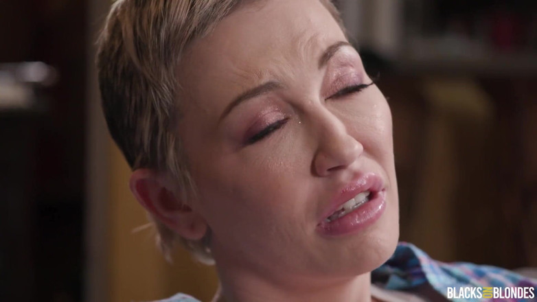 Blacks On Blondes: Blacksonblondes Adira Allure's Asshole Shelters a Big One