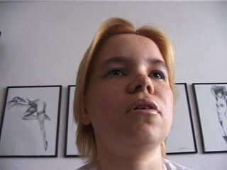 Lucky Cooch: Chubby blonde gets naked at casting