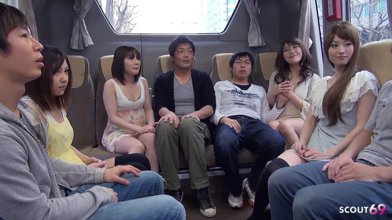 Asian porn collection: Uncensored Full JAV Group Sex Orgy with Skinny Japanese Teens...