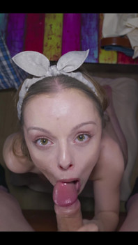 Sucking His Cock 'till He Shoots a Big Load in My Mouth & I Swallow It All