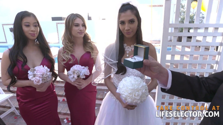 LifeSelector: Fuck your bride, Gianna Dior &amp; Bridesmaids, Kristen Scott and Jade...
