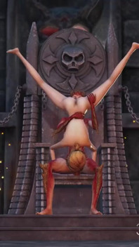 Lilith fickt ihre junge sexsklavin im dunklen schloss hart