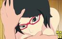 Hentai ZZZ: Hentai Sarada Uchiha Blowjob Boruto: Naruto Next Generations