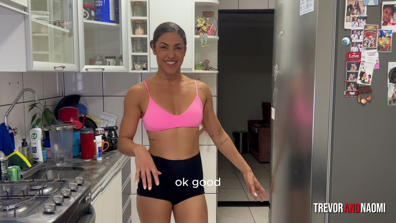 Trevor and Naomi: Hot Kitchen Fuck with a Naughty Twist