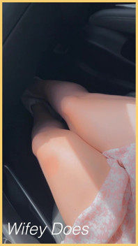 Compilation - Wifey Flashing Her Tits in the Car