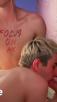 Stepdaddy and His Friend with a Big Dick Fucked Two Tight Asses of Two Sweet Twinks Part 1