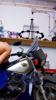 Sexy skinny teen secretary Alina banged anal by boss in workshop