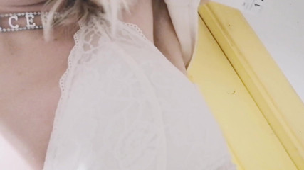 Taya Lite: Blonde teen bites and licks her sweet lips