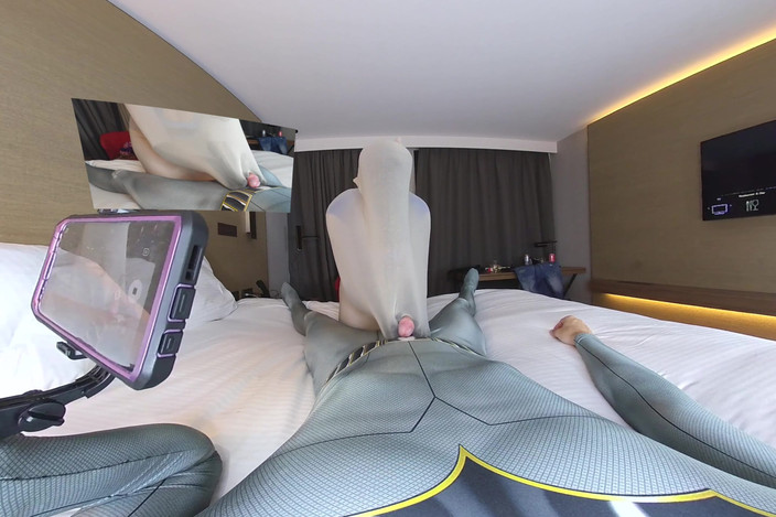 Nylon Xtreme VR: 180 VR Nora Fox Cocoon Encasement Nylon Sex