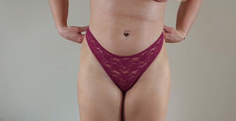Michellexm: Strying na Různých kalhotkách, Sexy Tanga, G-řetězec, Francouzské kalhotky, Bikiny