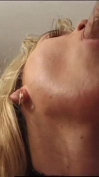 Cute Blondie Gives a Blowjob and Tit Job