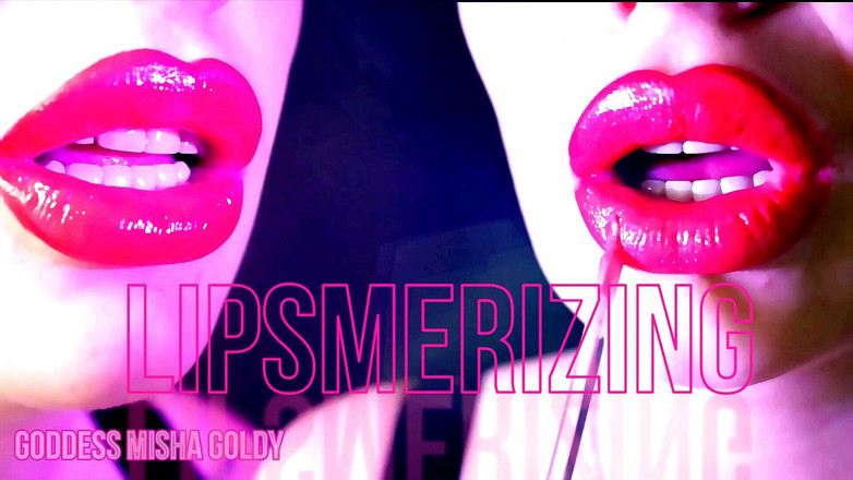 Goddess Misha Goldy: Ты никогда не будешь настолько сильным, чтобы сказать "нет" моим идеальным губам