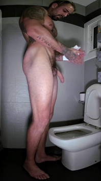 POV I Went for a Pee.. but I End Stroking and Cumming Hard in the Bathroom
