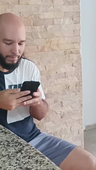 My Stepbrother Caught Me Masturbating in the Middle of a Video Call and Helps Me Finish.