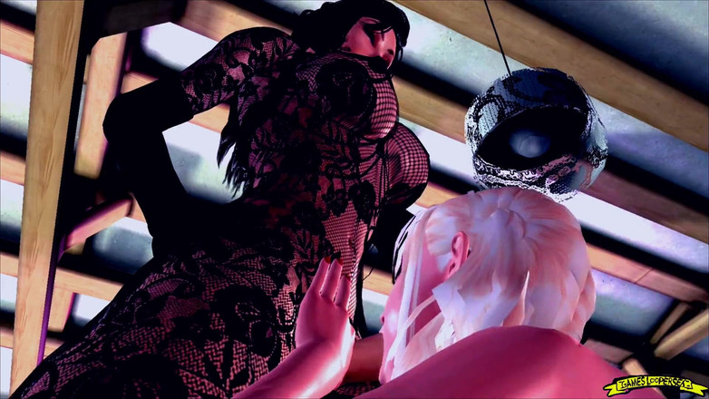 Gameslooper Sex Futanation: Brünette und blondine (teil 1) Futa-animation