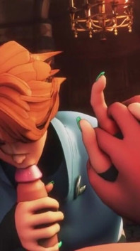 Sypha Belnades Gives You a Handjob While Holding Your Hand