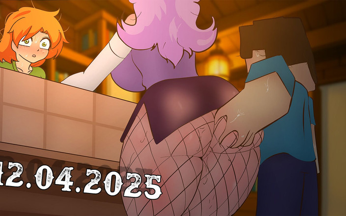 DsAnimation: Minecraft - nęka kobietę odwiedzającą sklep! Hentai Anime Sex * Cartoon Porn * 2D 2025