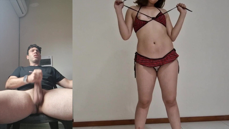Latinascachondas: แฟนสาวช่วยในวิดีโอคอล