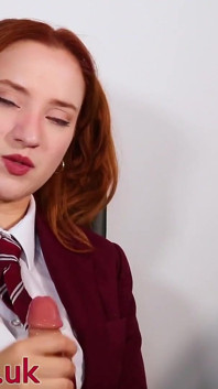 nastolatka Victoria Greene mówi ci, jak wank twojego kutasa