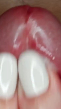 She Caresses His Frenulum and He Quickly Cums