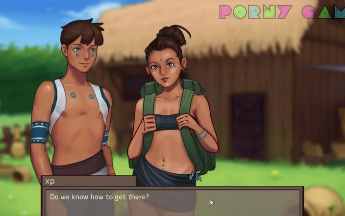 Porny Games: パイ・イン・ザ・スカイ 0.4.0 - ジャングルの裸のカツオドリ