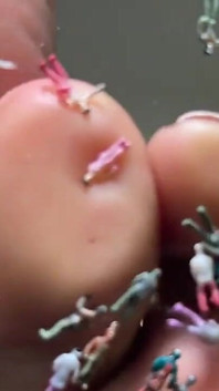 Pink Foxx Giantess Foot Play