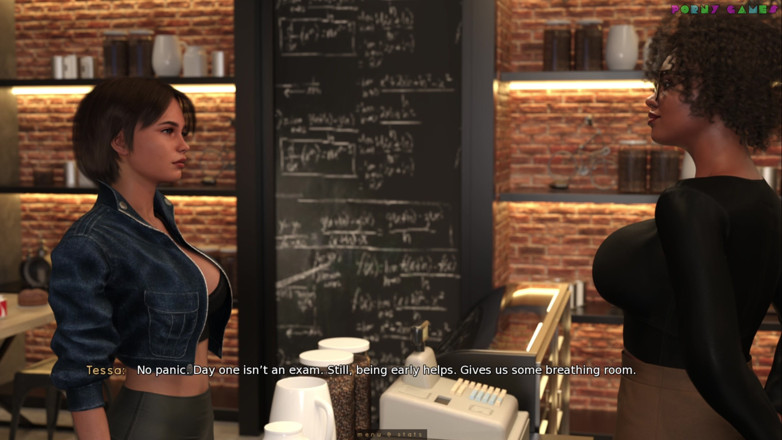 Porny Games: Suzie puede hacerlo con bakery de dos lamidas - primer día...