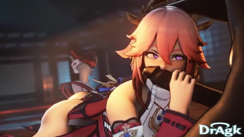 DrAgk: Hilichurl Genshin Animace kompilace Eula Hutao Raiden Shogun Yae Miko...