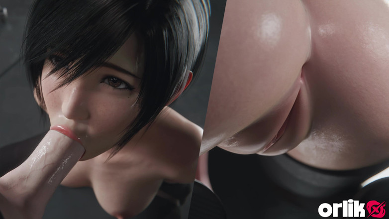 Orlikx: Yuffie ไฟนอล แฟนตาซี 7 บริการอมควยแก้ผ้าอย่างสมบูรณ์ - แอนิเมชั่น 3 มิติเปียกและเลอะเทอะ 4K
