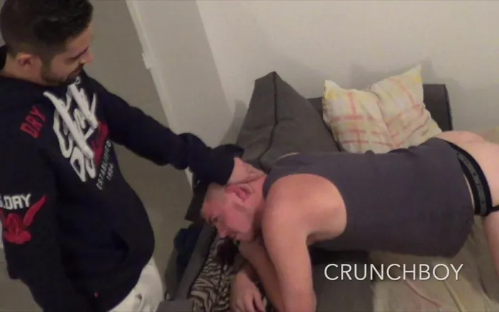 Jess ROYAN and his friends: 2096 French Slut Fucked Barbakc by His Friend on Sling