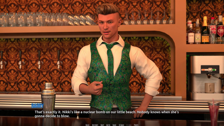 3D Cartoon Porn: Plaja Dominos 10 Întâlnirea veselă a lui Fiona da pentru John