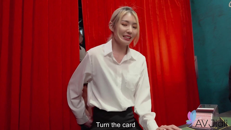 AV Jiali: A Sexy Blonde Taiwan Girl Is the Dealer Who Gets...