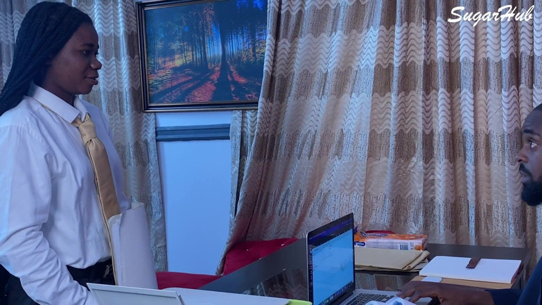 Sugarhug: Fucking Her Dripping Hole in My Office