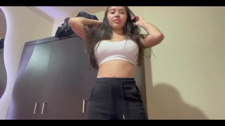 GymBabeXXX: Your Daughter Does a Striptease