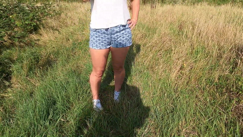 69KnkyKouple69: Versautes paar - maisfeld im freien, dicker arsch, kurvige ehefrau, cowgirl-...