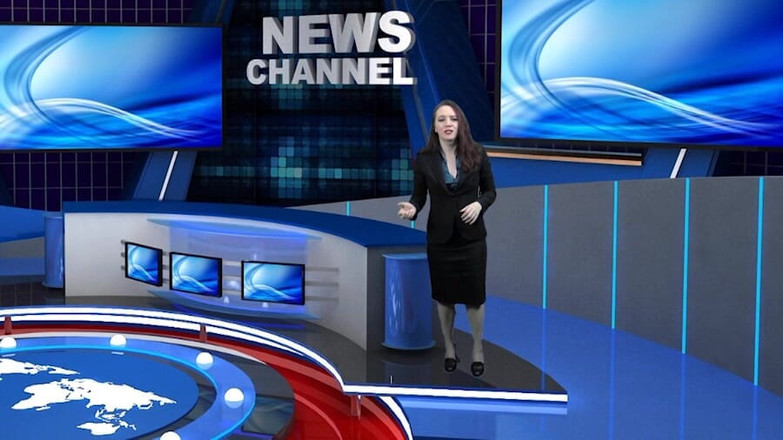 Evangelines Fetish: Evangeline nella sala di notizie