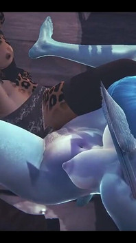 Furry Hentai Pokemon - Glaceon Hardsex with Anubis the Dog - Japanese Asian Manga Anime Film Game Porn