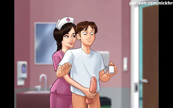 Cartoon Universal: Saga estivale, partie 135 - une infirmière salope me branle la bite (sous-titres...