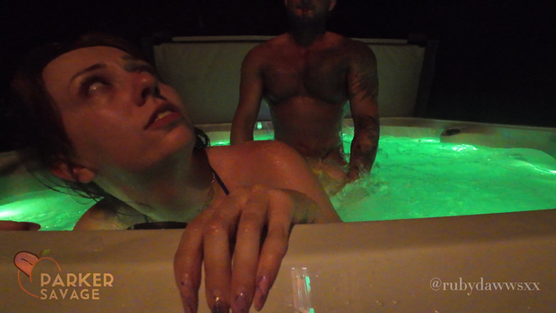 Parker Savage: Hottub Fuck Time with
