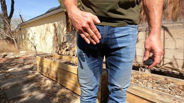 Lapetus: Wetting My Jeans and Teasing My Cock with Vibrators