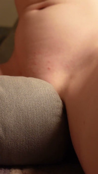 Humping mojej poduszki z boku i perspektywy POV