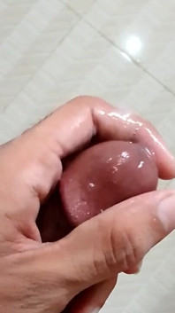 Pre Cum as Lubricant to Masturbate