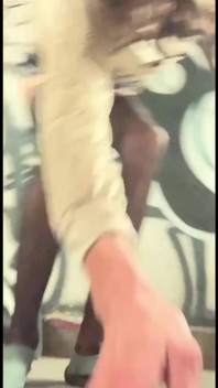 A Little Whore Fucks Herself with a Dildo in Transition