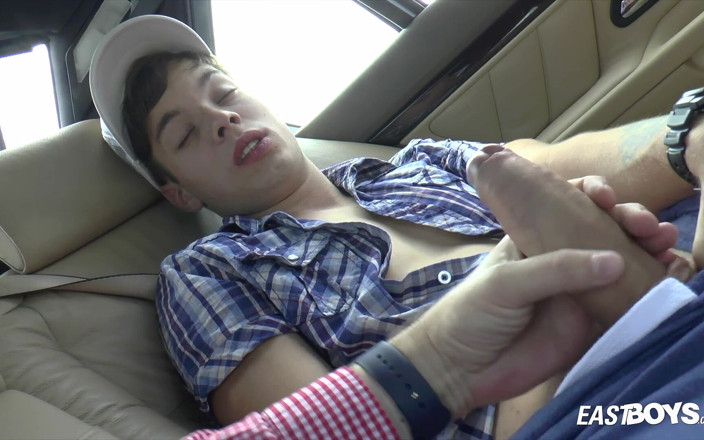 East Boys studio: Handjob Tommy Poulain's Thick Cock All Day Long