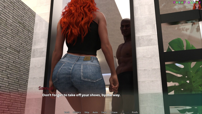 Porny Games: Доля не розділить нас, піднімаючи фалос - руда подруга піддається великому чорному члену 19