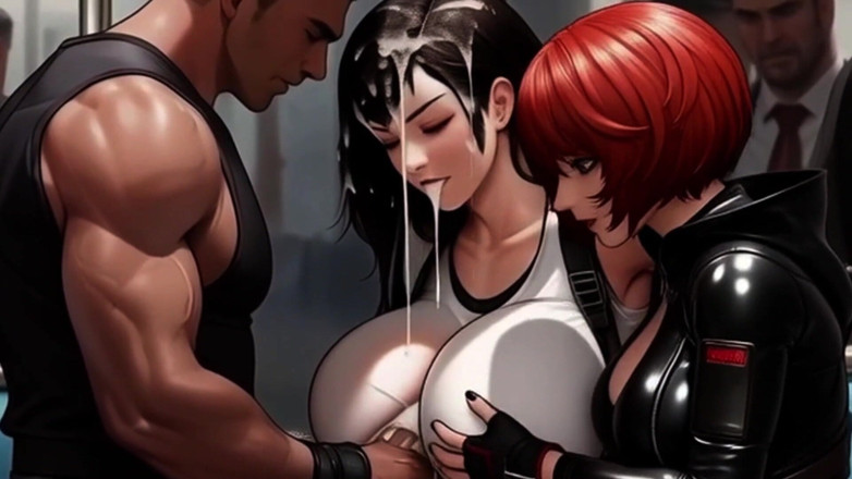Spicy Toons: Lui Tifa îi place să ia trenul midgar-ului
